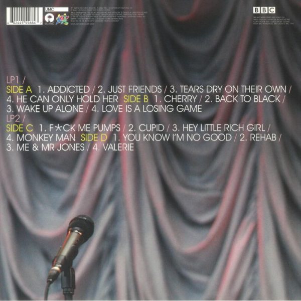 Amy Winehouse Live At Glastonbury 2007 - Back Cover